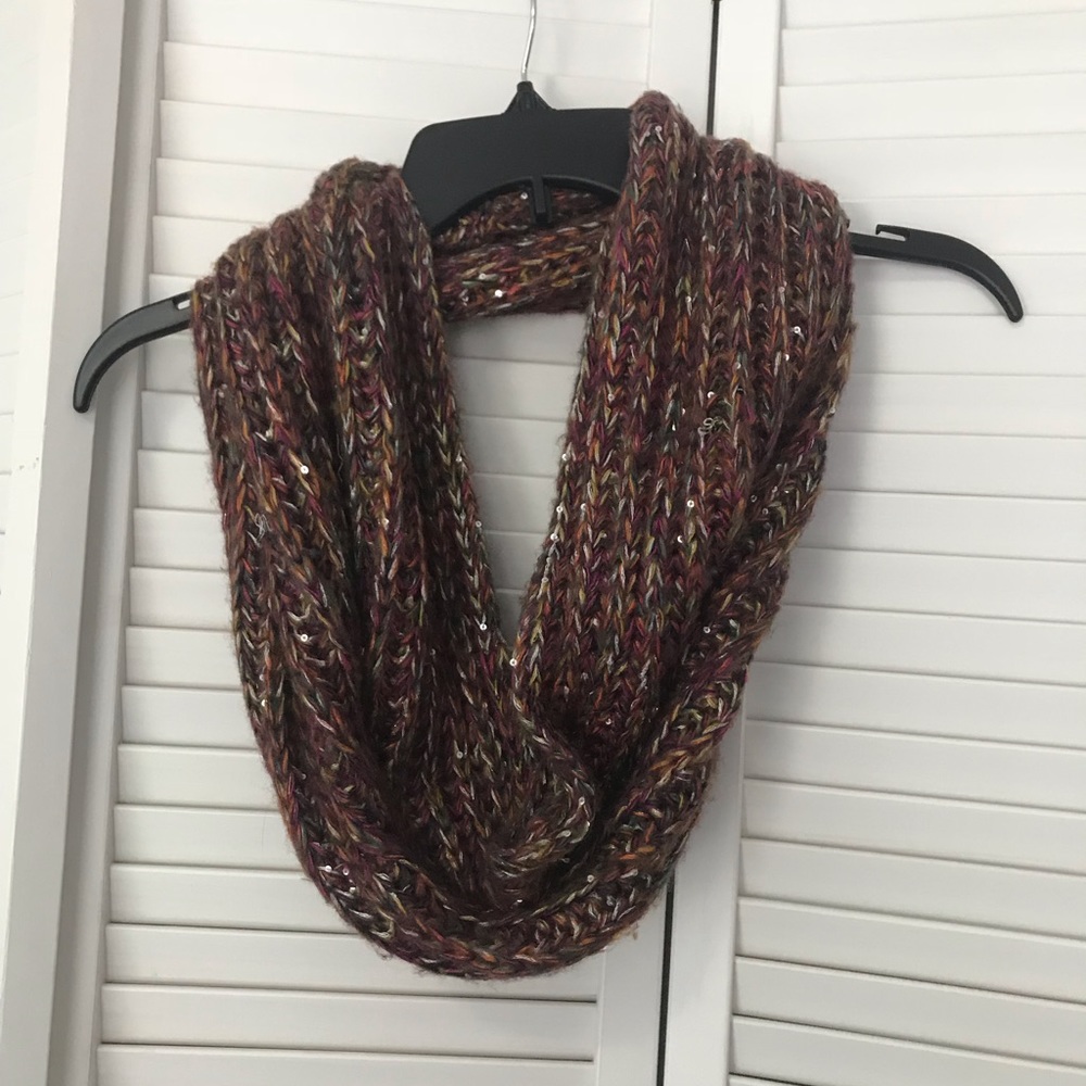 Wool infinity scarf
